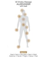 3D Shiatsu Allrounder Massager with Heat